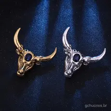 1Pc Novo Estilo Chinês Doze Broche De Boi Do Zodíaco Retro Broches De Animais Masculinos Aniversário Presente De Natal F