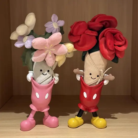 Segure buquê vaso Mickey segurar casa entrada decoração ornamentos casa criativo armazenamento de mesa