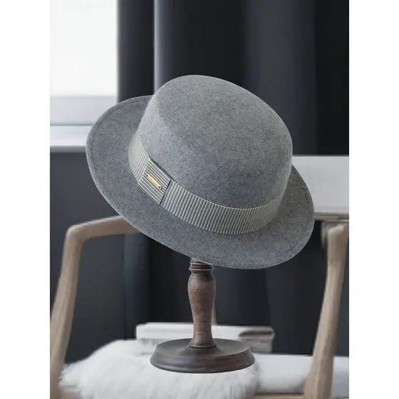 Francês Retro plana chapéu feminino moda outono inverno lã chapéu de feltro plana chapéu feminino 2025 novo estilo chapé