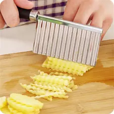 Faca de pico Premium faca de batata corte batata onda faca cozinha doméstica corte vegetal ferramenta útil cortador extr