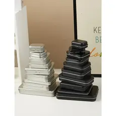Caixa de armazenamento de lata de Metal Flip doces Poker U disco caixa de comprimidos de jóias peças pequenas anel pulse