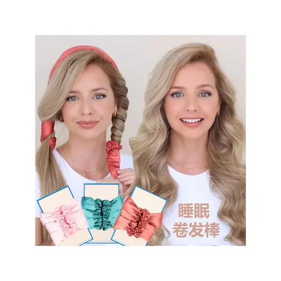 Curling ferro rolo sono preguiçoso curling ferramenta útil esponja modelador de cabelo cuidados não machuca o cabelo sem
