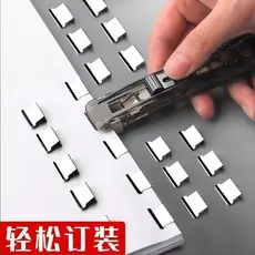 Push clip dispositivo influenciador estilo ins teste arquivo de papel arrumado clipe fixação titular grampeador pequeno 