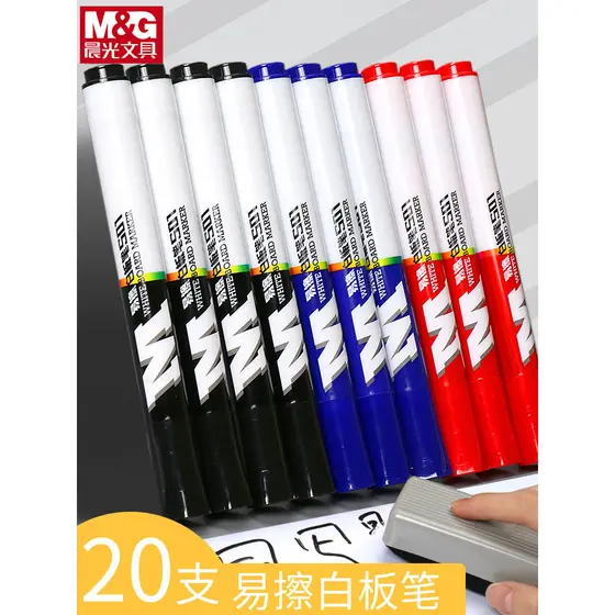 Caneta para quadro branco Chenguang Caneta marcadora apagável Caneta para quadro branco Ponta grossa Caneta grande para