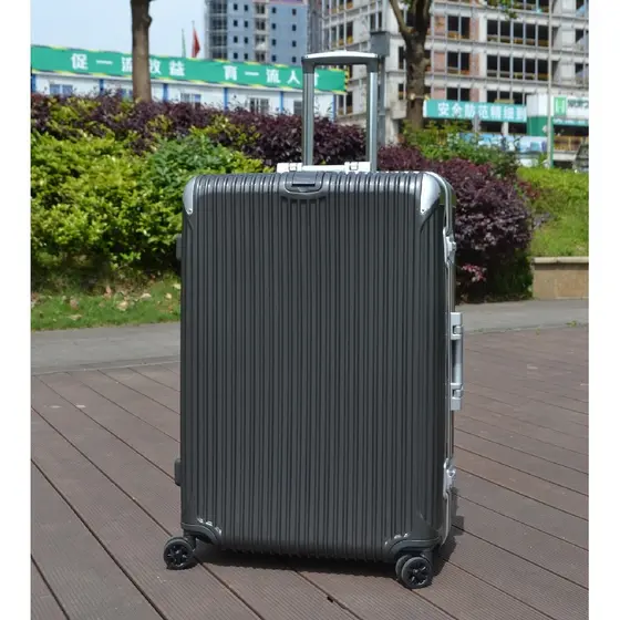 Baoqi quadro de alumínio trole caso roda Universal 100cm mala estudante masculino 80cm senha caso mala feminina 20
