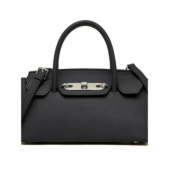 Primeira camada de couro bolsa feminina grande capacidade 2025 novo estilo europeu americano moda couro genuíno bolsa fe