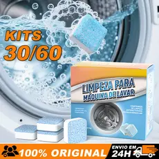 Limpador de máquina de lavar,  comprimido efervescente sólido para remover manchas