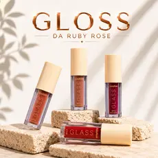 Gloss Labial Laqueado Glass Alta Pigmentação - Ruby Rose -m