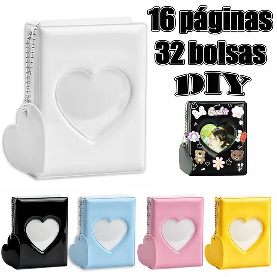 Álbum Romântico Coração Amor Oco Fotos Photocards Com Estilo