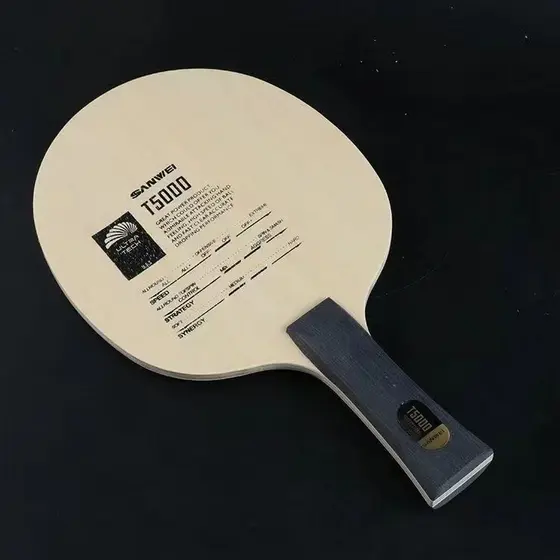 Sisi Genuíno 3D T5000 Lâmina De Tênis De Mesa 5 Madeira 2 Carbono LD Raquete De