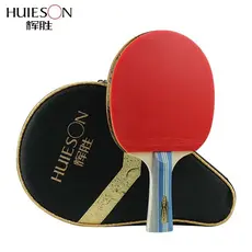 Raquete De Tênis De Mesa Portátil Para Iniciantes Samsung Huisheng Única Dupla Original