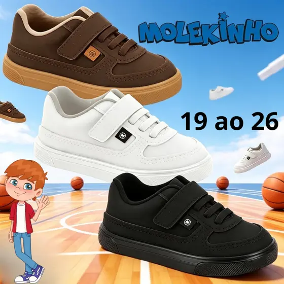 Sapato bebê tênis infantil molekinho