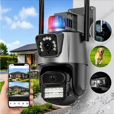 Câmera Segurança  Wifi P11 Lente Dupla 6mp Full Hd