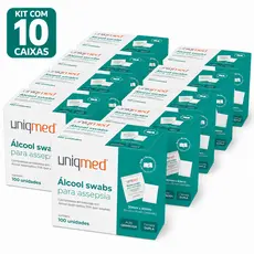 Alcool Swab 70% Saches Lencos Umedecidos Uniqmed