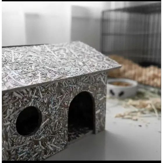 casinha  toca ecológico para tartaruga hamster pequenos roedores