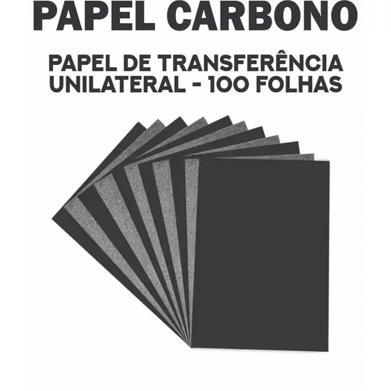 Papel Carbono A4, pacote com 100 folhas para transferência e cópias