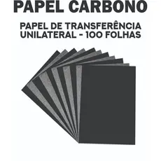 Papel Carbono A4, pacote com 100 folhas para transferência e cópias