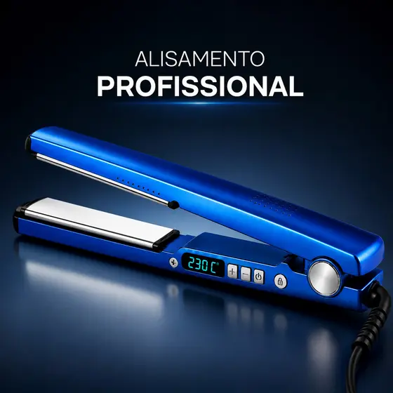 Chapinha Nano Titanium Profissional Bivolt 110V/220V Prancha Alisadora para Todos os Cabelos