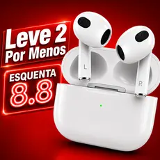Fone de Ouvido Bluetooth TWS RS20 - Som Grave HD V5.4 Microfone Integrado e Bateria de Longa Duração