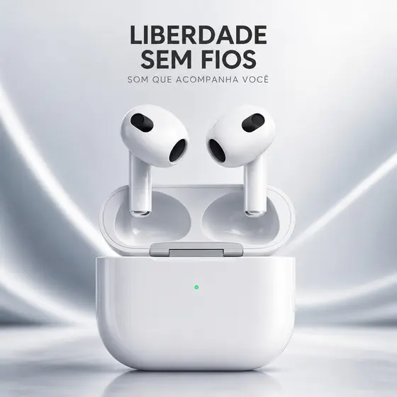 Fone Bluetooth Pro5 Premium | Imersão Total c Cancelamento Ruído Qualidade Superior p iPhoneAndroid