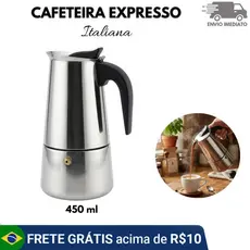 Cafeteira Italiana para Fazer Café Expresso Perfeita para Casa Cozinha ou Viagem Para Quem Ama Café