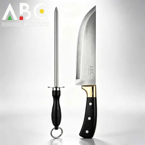 Kit Chaira e Faca ou Faca Profissional Afiador Amolador Açougueiro Cozinheiro Churrascaria Cozinha Buffet