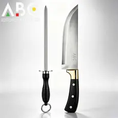Kit Chaira e Faca ou Faca Profissional Afiador Amolador Açougueiro Cozinheiro Churrascaria Cozinha Buffet