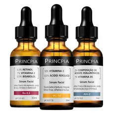 Kit Rejuvenescedor Essencial Trio Sérum Vitamina C + Retinol + Ácido Hialurônico