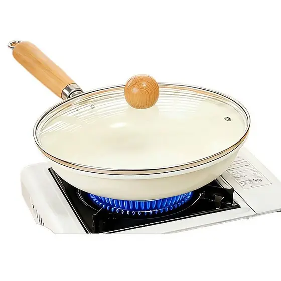 Frigideira antiaderente fogão a gás doméstico bife especial pequena frigideira sem fumaça frigideira antiaderente atacad