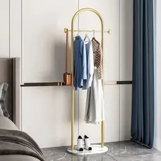 Moderno e minimalista quarto sala de estar chão cabide doméstico luz entrada luxo pequeno rack de roupas