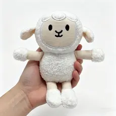 Novo Brinquedo de Pelúcia de Cordeiro Fofo de 13cm para Máquinas de Venda Automática e Sacolas, Presente para Meninas, B