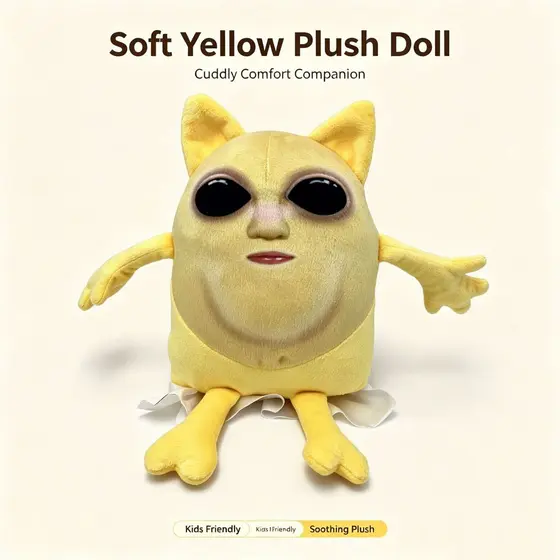 Novo produto levou 4 horas para chegar, brinquedo de pelúcia estiloso, peculiar e feio-mimoso, pingente de boneca EYJQ