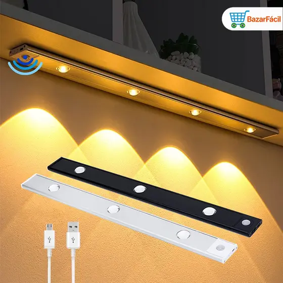 Luminária Ultra LED Recarregável E Portátil Sem Fio Tamanho 20 A 80cm Para Quarto E Escritório