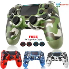 Controle Sem Fio Personalizado Camuflado para PS4 com Tecnologia Avançada e Cabo