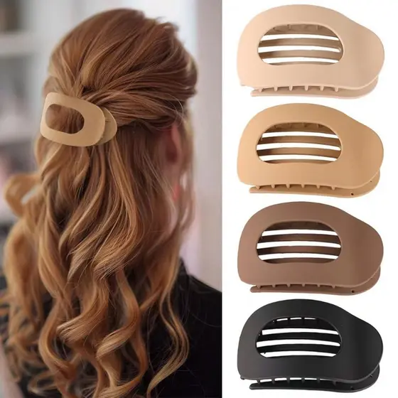Presa de cabelo feminina, design seguro, sem marcas e confortáveis, a escolha ideal para o estilo da mulher moderna