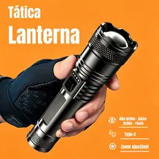 Lanterna Mais Forte Do Mundo Ultra Potente Sitio Fazenda T9 P90