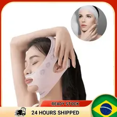 Faixa Modeladora de Rosto em Silicone, Cinta Lift para Reduzir Papada e Afinar a Mandíbula