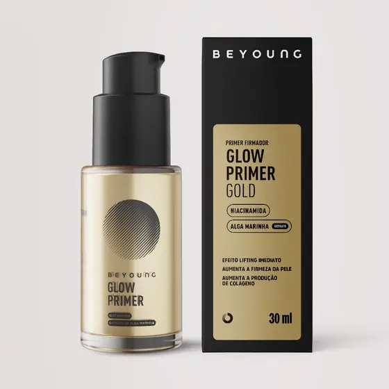 Primer facial com niacinamida e efeito lifting - Gold