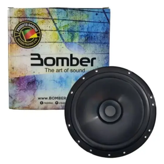 Par Auto Falante Automotivo Bomber Montadoras 6 - 100w R