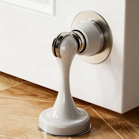 Rolha De Porta Magnética De Aço Inoxidável , Captura Automática Pesada Montada No Chão , Moderna