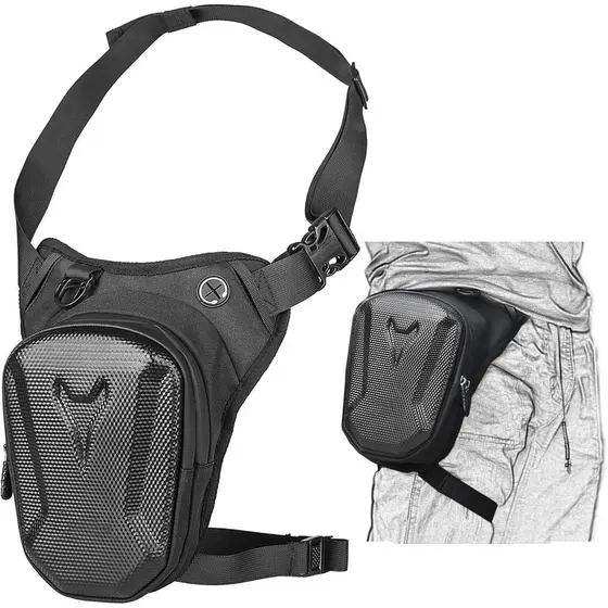 Bolsa Tática Para Perna De Motocicleta , À Prova D'água , Multifuncional , Cintura , Quadril , Equitação , Viagem