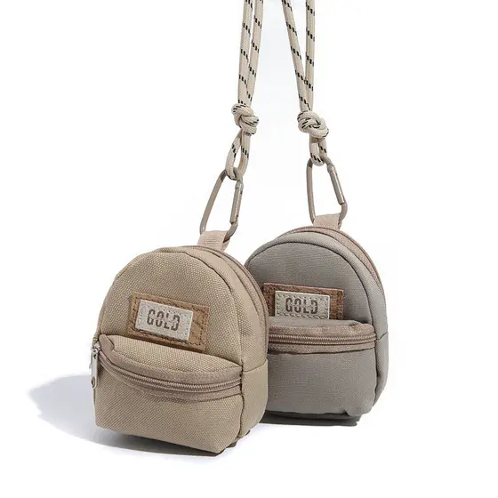 Estilo Coreano Mini Bolsa De Fone De Ouvido Unissex Crossbody Pescoço Saco Na Moda Chave Moeda