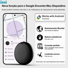 Certificado Google Tag Android 1 Und. | Alternativa ao AirTag, Compatível com Find My Device