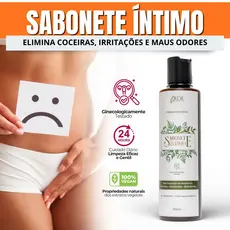 Sabonete Íntimo Combate Coceiras Irritações Candidíase De Repetição Vaginose Bacteriana Barbatimão Melaleuca