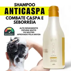 Shampoo Anticaspa Seborreia Coceiras Ph Neutro Homem Controla Oleosidade Couro Cabeludo Limpeza Profunda