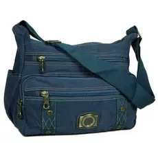 Bolsa Carteiro en Lona Reforçada Transversal #KV8805 Unissex