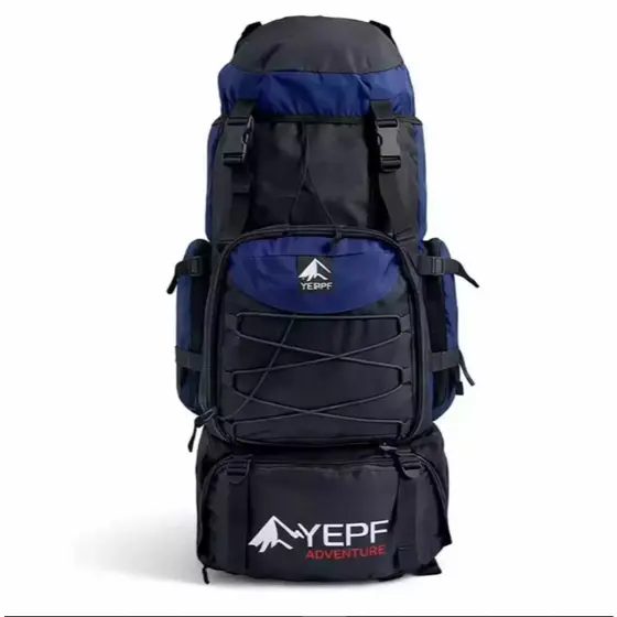 Mochila Trilha Viagem Reforçada 120L, Camping Cargueira Mochila Masculina Impermeável #MC3023