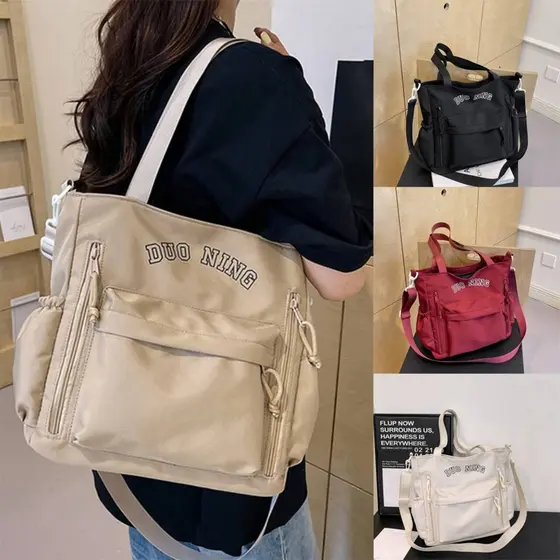 Bolsa Feminina Multifuncional Grande Capacidade Escolar Trabalho Casual
