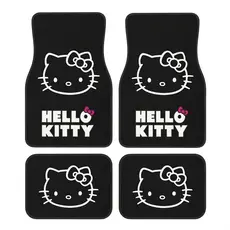 Conjunto Universal de Interior de carro Sanrio Hello Kitty - almofada de assento, almofada para pés e apoio para os pés|