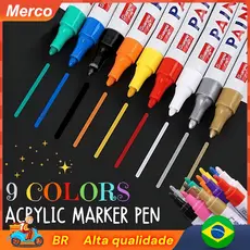 Kit 12 Canetas Paint Original Reparadora Tira Riscos Automotivos Carro Moto Permanente à Prova d'gua d’Água